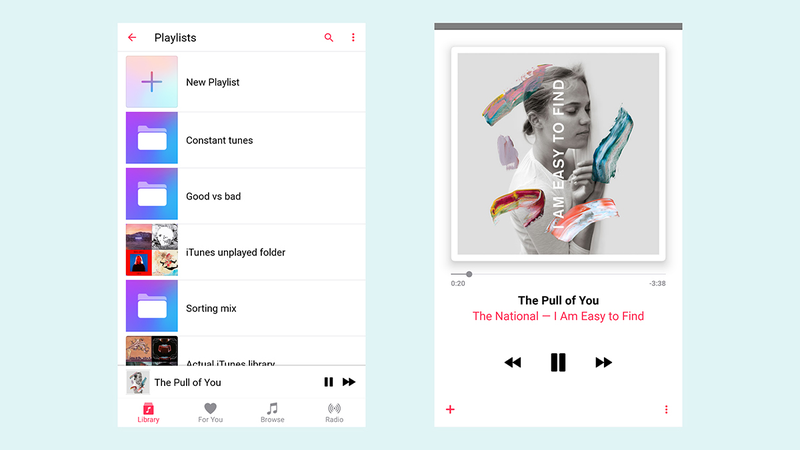 Apple Music works fine on Android, at least.